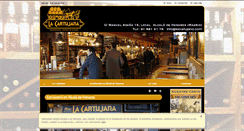 Desktop Screenshot of lacartujana.com