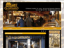 Tablet Screenshot of lacartujana.com